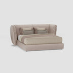 MAPLE HOME DECORATION Microfiber Leather Upholstered Bed - Custom Sizes