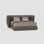 MAPLE HOME DECORATION Microfiber Leather Upholstered Bed - Custom Sizes