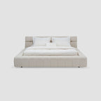 MAPLE HOME DECORATION Tufted Upholstered Low-Profile Bed - Custom Sizes