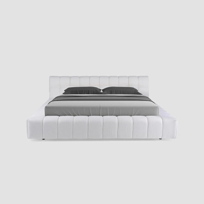 MAPLE HOME DECORATION Tufted Upholstered Low-Profile Bed - Custom Sizes