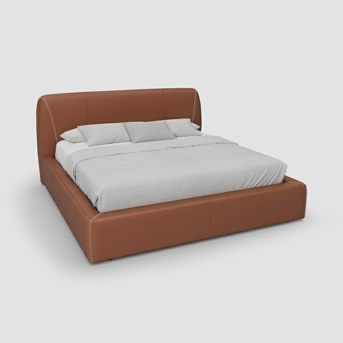 MAPLE HOME DECORATION Full-Leather Storage Bed - Custom Sizes