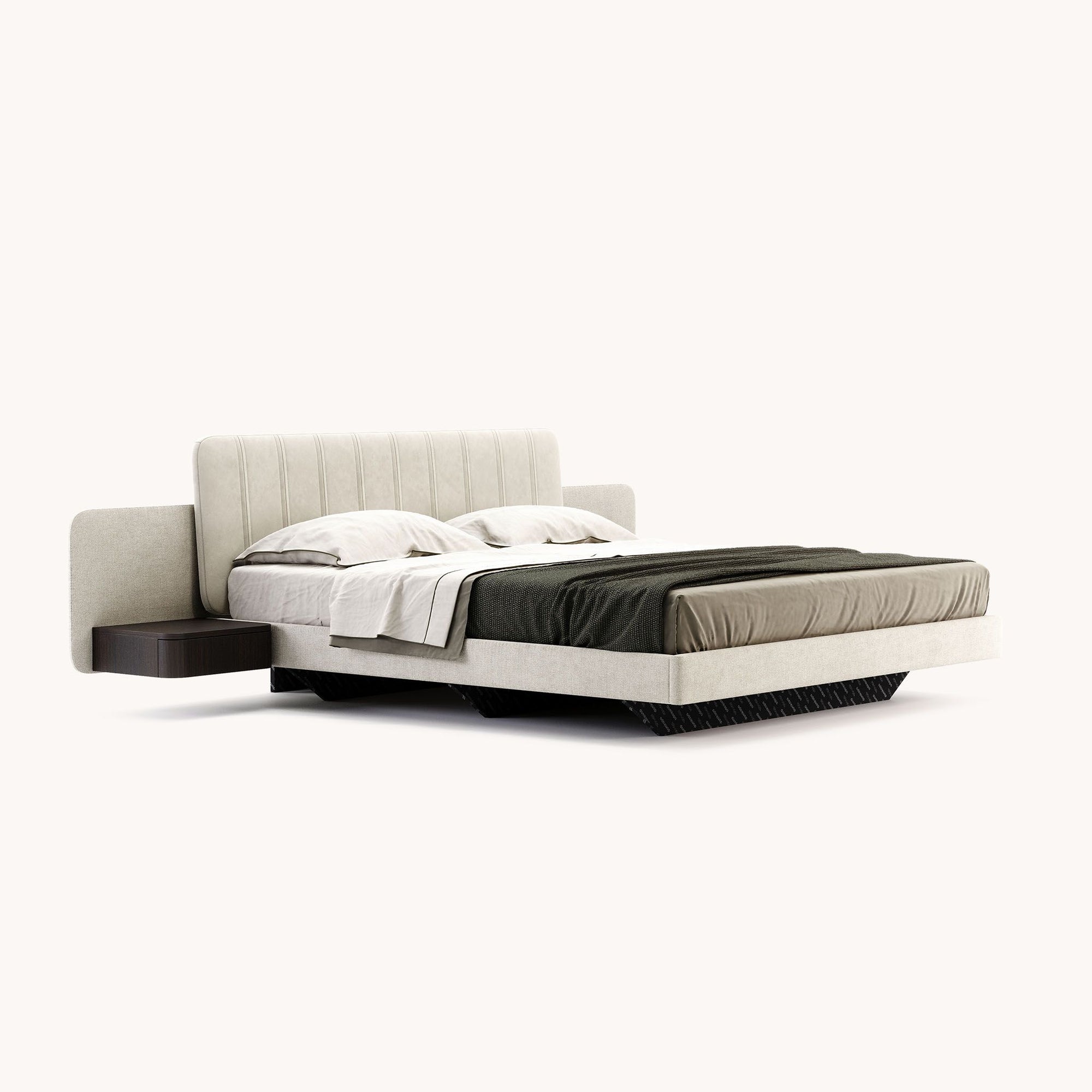 MAPLE HOME Custom Upholstered Bed Frame ¨C Modern Style with Leather/Velvet/Fabric Options