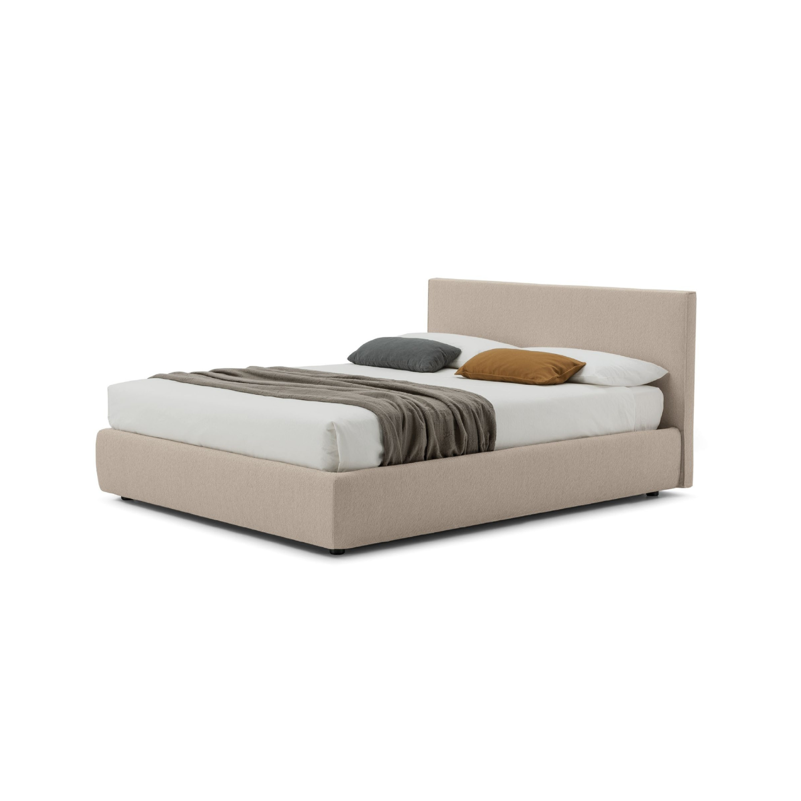 MAPLE HOME Custom Upholstered Bed Frame ¨C Modern Style with Leather/Velvet/Fabric Options