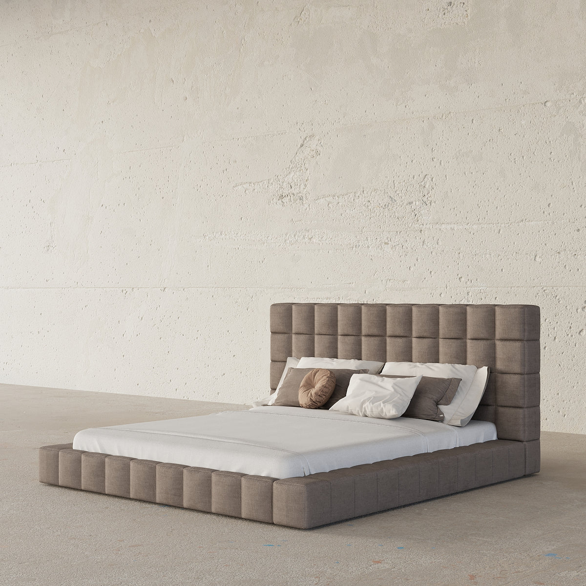 MAPLE HOME Custom Upholstered Bed Frame ¨C Modern Style with Leather/Velvet/Fabric Options