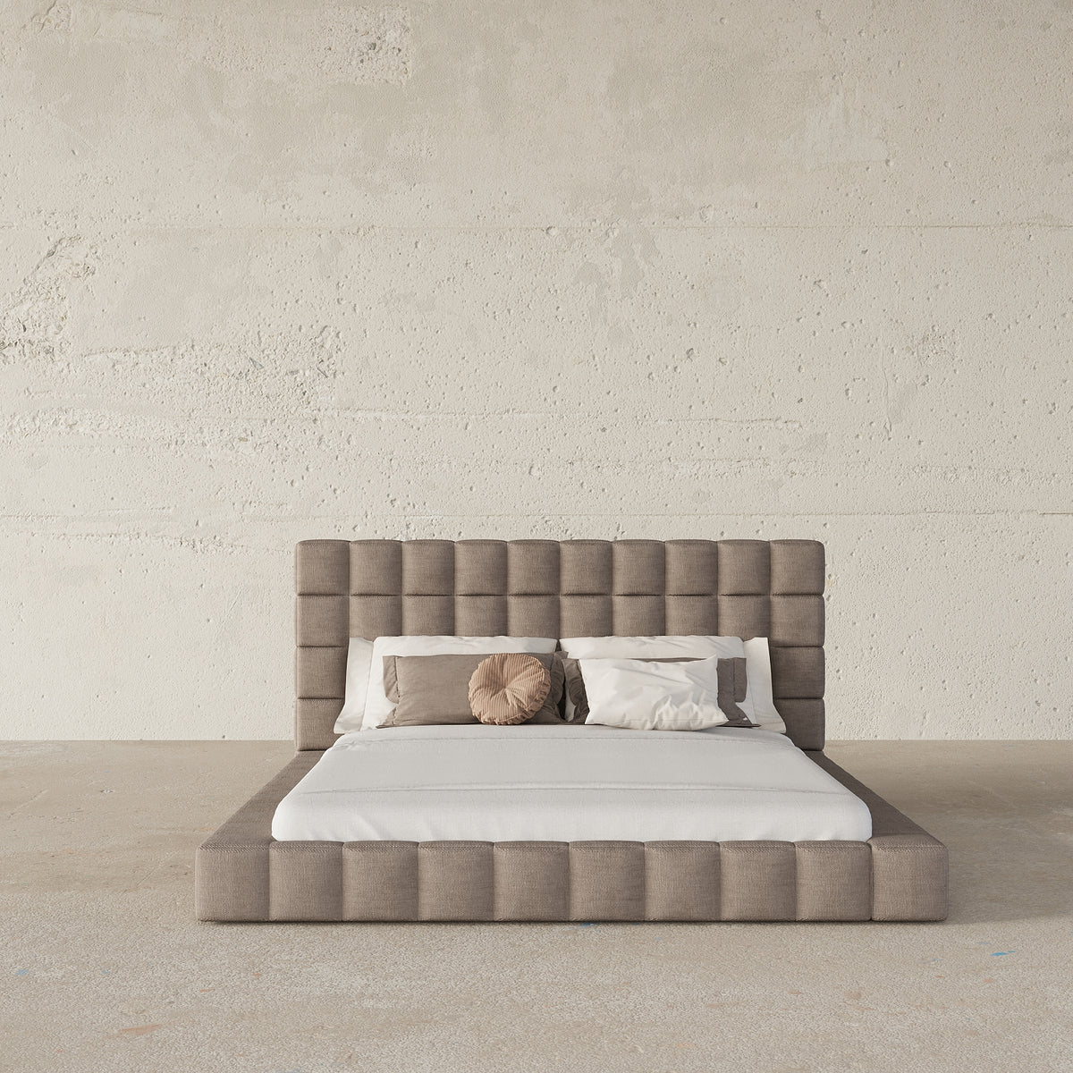 MAPLE HOME Custom Upholstered Bed Frame ¨C Modern Style with Leather/Velvet/Fabric Options