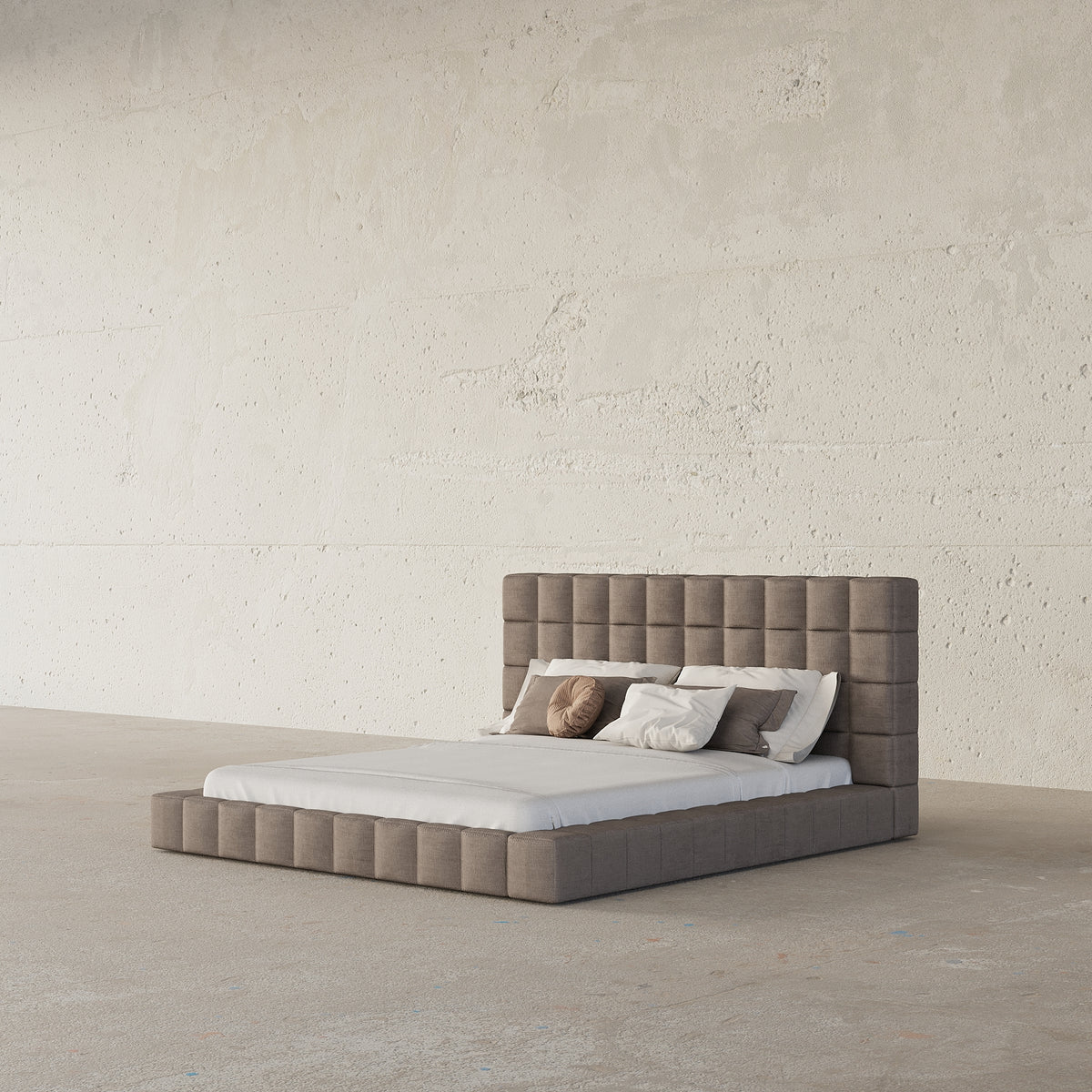 MAPLE HOME Custom Upholstered Bed Frame ¨C Modern Style with Leather/Velvet/Fabric Options
