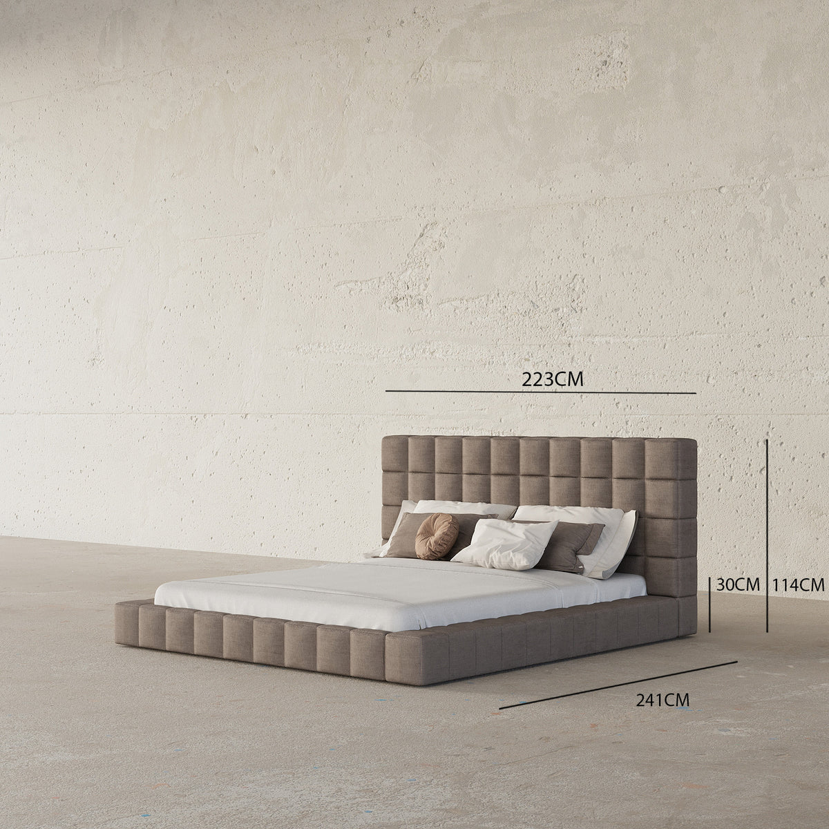 MAPLE HOME Custom Upholstered Bed Frame ¨C Modern Style with Leather/Velvet/Fabric Options