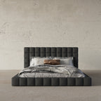 MAPLE HOME Custom Upholstered Bed Frame ¨C Modern Style with Leather/Velvet/Fabric Options