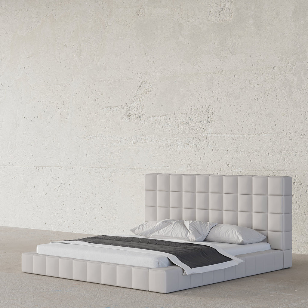 MAPLE HOME Custom Upholstered Bed Frame ¨C Modern Style with Leather/Velvet/Fabric Options