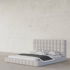 MAPLE HOME Custom Upholstered Bed Frame ¨C Modern Style with Leather/Velvet/Fabric Options