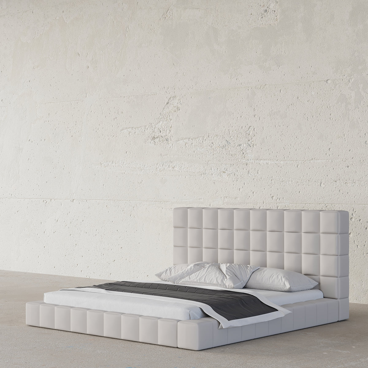 MAPLE HOME Custom Upholstered Bed Frame ¨C Modern Style with Leather/Velvet/Fabric Options