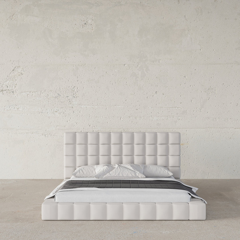 MAPLE HOME Custom Upholstered Bed Frame ¨C Modern Style with Leather/Velvet/Fabric Options