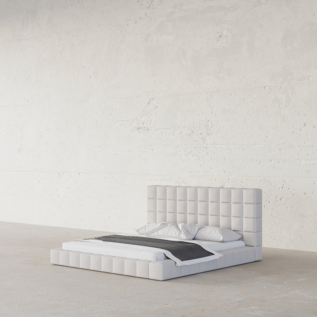 MAPLE HOME Custom Upholstered Bed Frame ¨C Modern Style with Leather/Velvet/Fabric Options