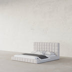 MAPLE HOME Custom Upholstered Bed Frame ¨C Modern Style with Leather/Velvet/Fabric Options