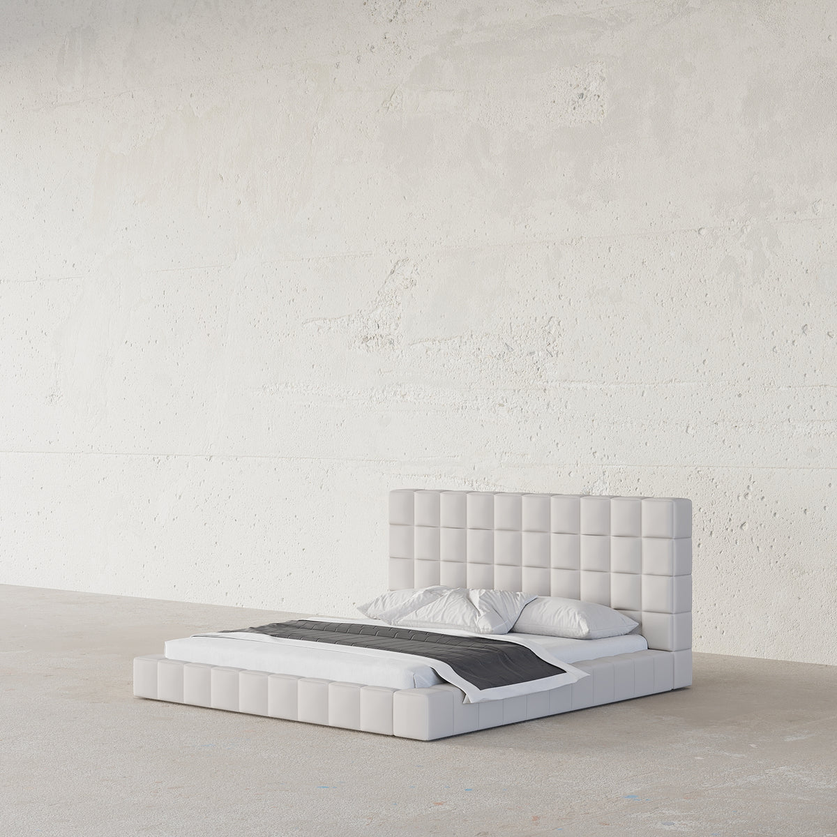 MAPLE HOME Custom Upholstered Bed Frame ¨C Modern Style with Leather/Velvet/Fabric Options
