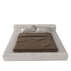 MAPLE HOME Custom Upholstered Bed Frame ¨C Modern Style with Leather/Velvet/Fabric Options