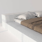 MAPLE HOME Custom Upholstered Bed Frame ¨C Modern Style with Leather/Velvet/Fabric Options