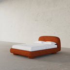 MAPLE HOME Custom Upholstered Bed Frame ¨C Modern Style with Leather/Velvet/Fabric Options