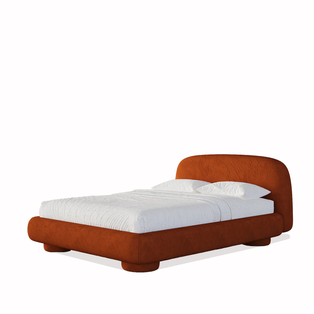 MAPLE HOME Custom Upholstered Bed Frame ¨C Modern Style with Leather/Velvet/Fabric Options