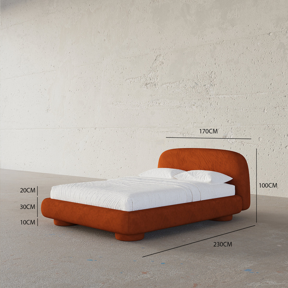 MAPLE HOME Custom Upholstered Bed Frame ¨C Modern Style with Leather/Velvet/Fabric Options