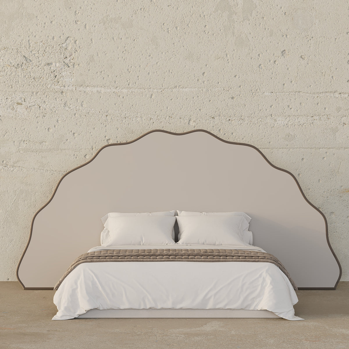 MAPLE HOME Custom Upholstered Bed Frame ¨C Modern Style with Leather/Velvet/Fabric Options