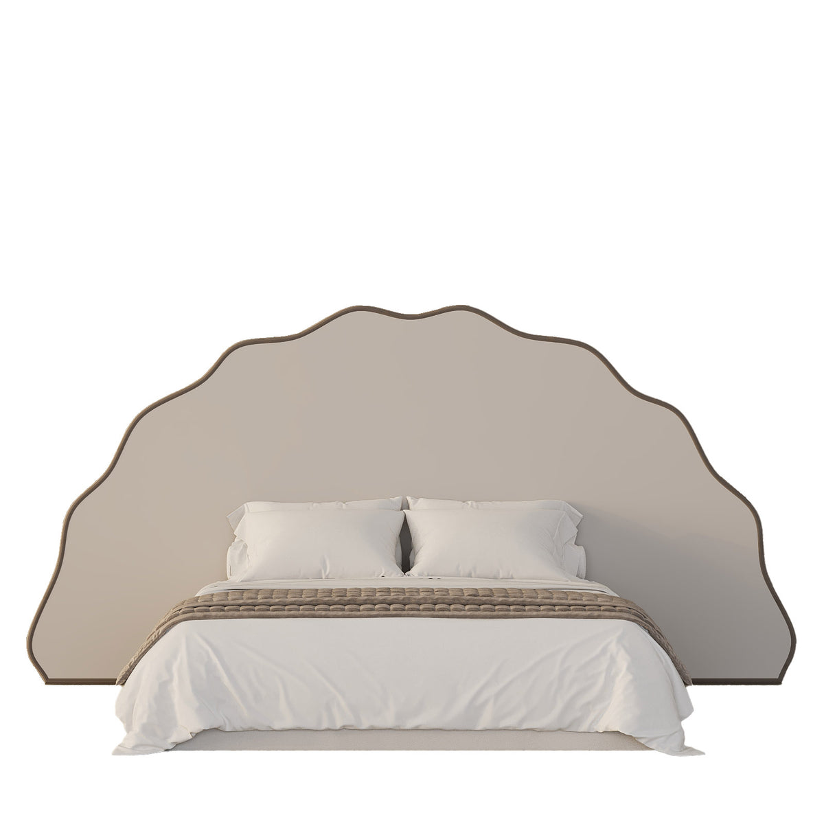 MAPLE HOME Custom Upholstered Bed Frame ¨C Modern Style with Leather/Velvet/Fabric Options
