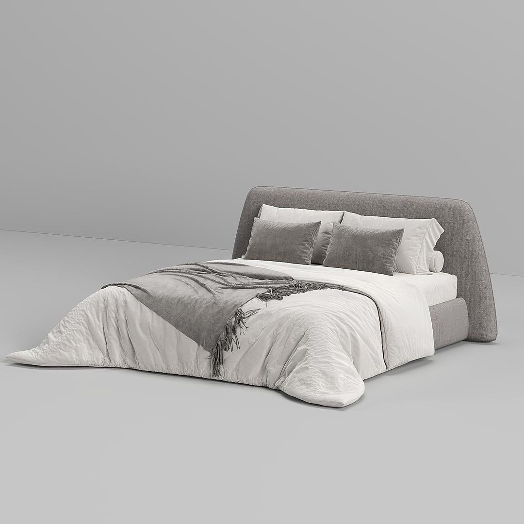 MAPLE HOME Custom Upholstered Bed Frame ¨C Modern Style with Leather/Velvet/Fabric Options