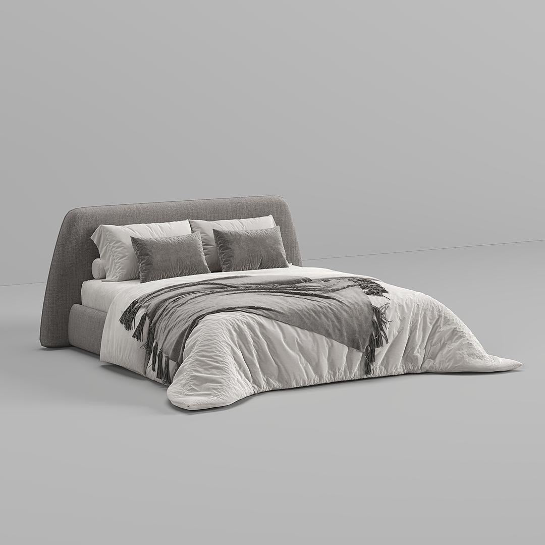 MAPLE HOME Custom Upholstered Bed Frame ¨C Modern Style with Leather/Velvet/Fabric Options