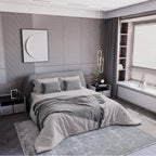 MAPLE HOME Custom Upholstered Bed Frame ¨C Modern Style with Leather/Velvet/Fabric Options