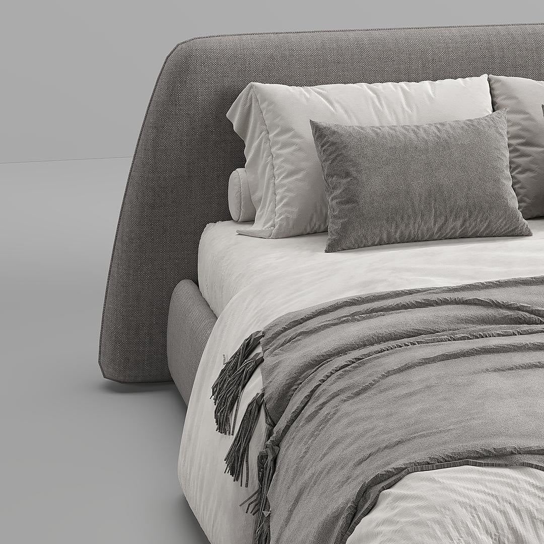 MAPLE HOME Custom Upholstered Bed Frame ¨C Modern Style with Leather/Velvet/Fabric Options