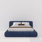 MAPLE HOME Custom Upholstered Bed Frame ¨C Modern Style with Leather/Velvet/Fabric Options