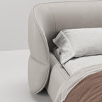 MAPLE HOME Custom Upholstered Bed Frame ¨C Modern Style with Leather/Velvet/Fabric Options