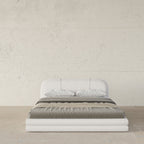 MAPLE HOME Custom Upholstered Bed Frame ¨C Modern Style with Leather/Velvet/Fabric Options