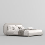 MAPLE HOME Custom Upholstered Bed Frame ¨C Modern Style with Leather/Velvet/Fabric Options