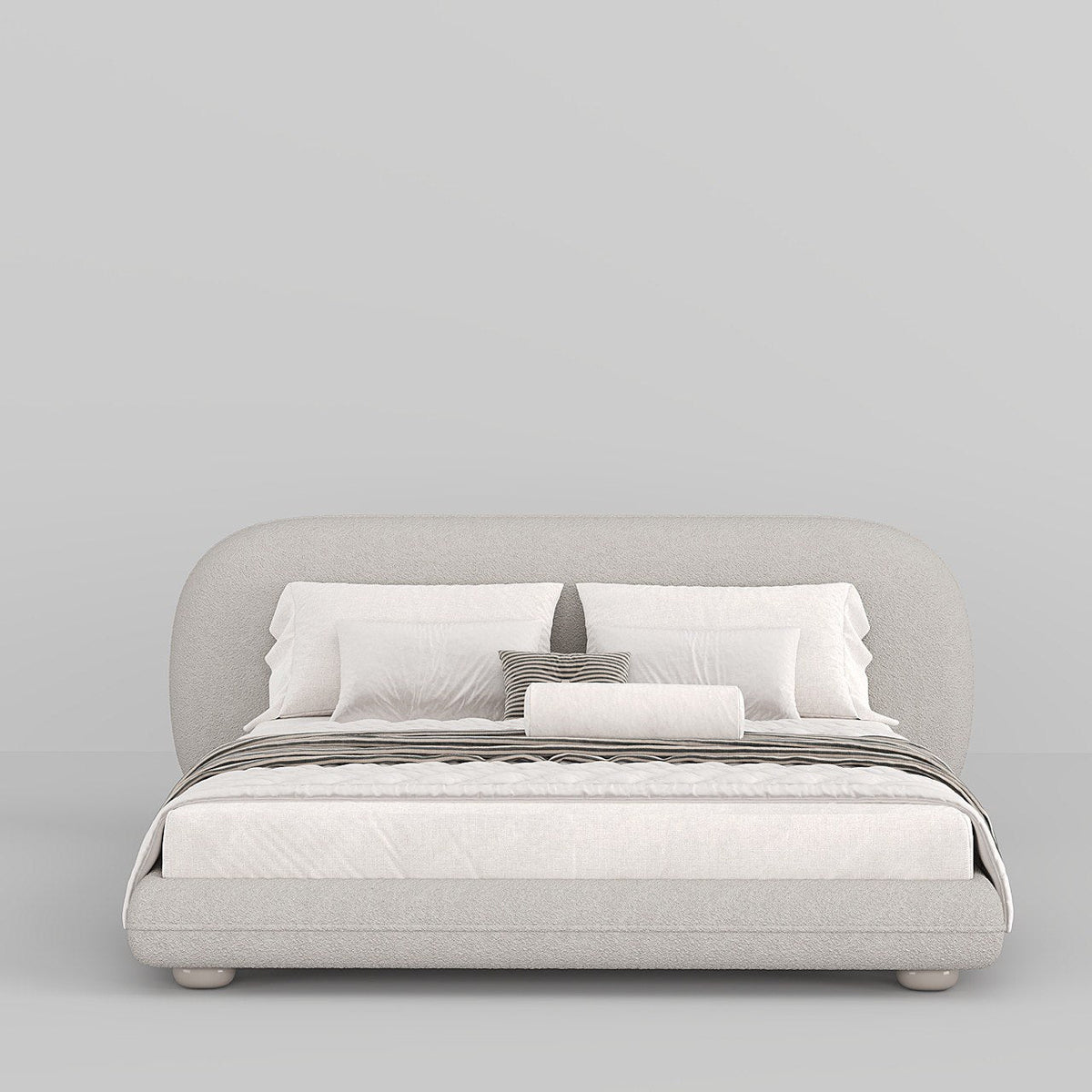 MAPLE HOME Custom Upholstered Bed Frame ¨C Modern Style with Leather/Velvet/Fabric Options