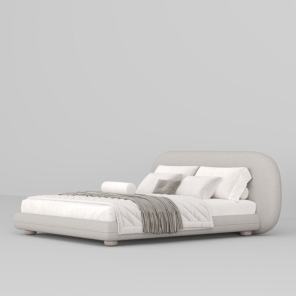 MAPLE HOME Custom Upholstered Bed Frame ¨C Modern Style with Leather/Velvet/Fabric Options