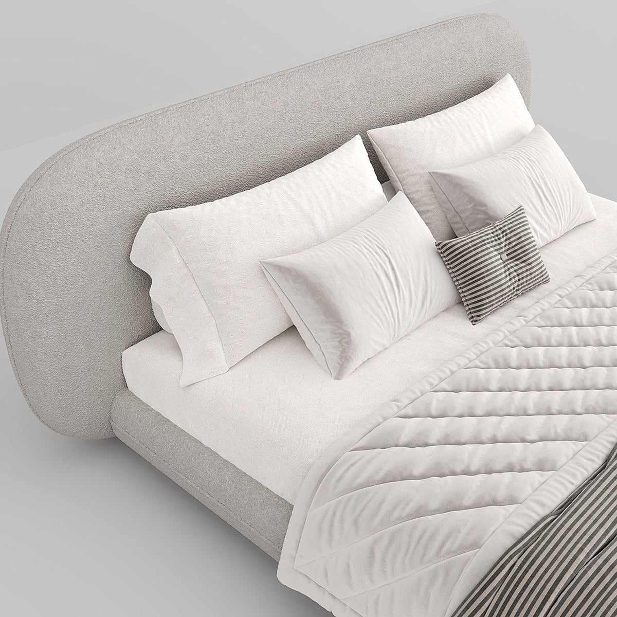 MAPLE HOME Custom Upholstered Bed Frame ¨C Modern Style with Leather/Velvet/Fabric Options