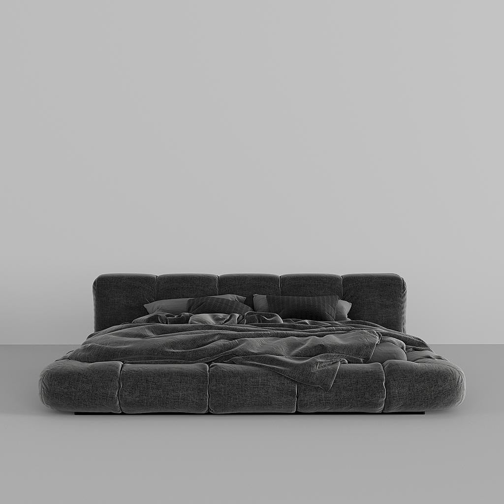 MAPLE HOME Custom Upholstered Bed Frame ¨C Modern Style with Leather/Velvet/Fabric Options