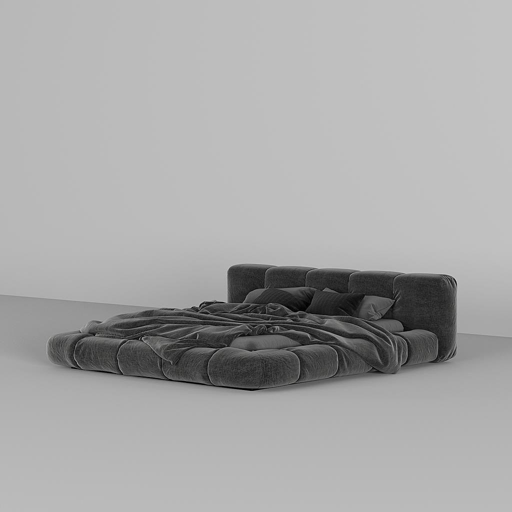MAPLE HOME Custom Upholstered Bed Frame ¨C Modern Style with Leather/Velvet/Fabric Options