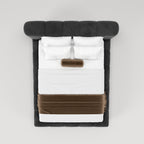 MAPLE HOME Custom Upholstered Bed Frame ¨C Modern Style with Leather/Velvet/Fabric Options