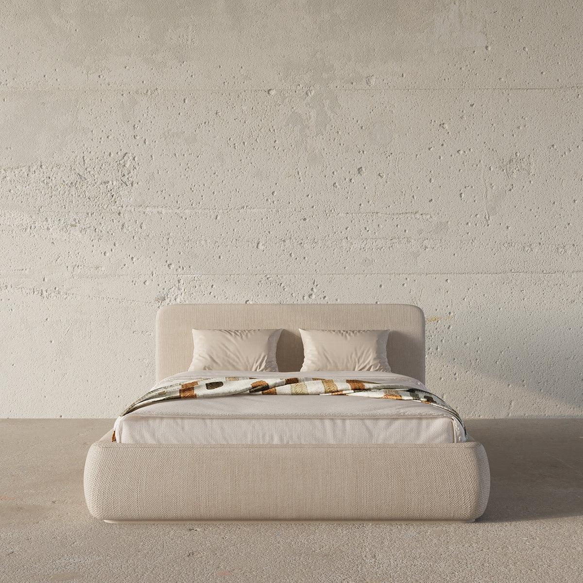 MAPLE HOME Custom Upholstered Bed Frame ¨C Modern Style with Leather/Velvet/Fabric Options