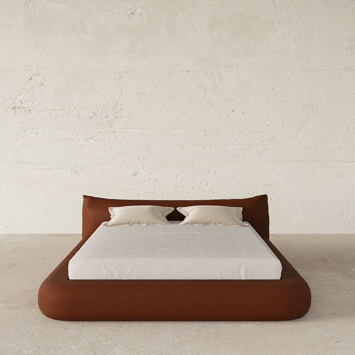 MAPLE HOME Custom Upholstered Bed Frame ¨C Modern Style with Leather/Velvet/Fabric Options