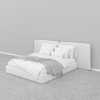 MAPLE HOME Custom Upholstered Bed Frame ¨C Modern Style with Leather/Velvet/Fabric Options