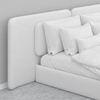 MAPLE HOME Custom Upholstered Bed Frame ¨C Modern Style with Leather/Velvet/Fabric Options