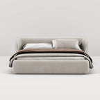 MAPLE HOME Custom Upholstered Bed Frame ¨C Modern Style with Leather/Velvet/Fabric Options