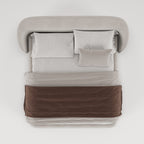 MAPLE HOME Custom Upholstered Bed Frame ¨C Modern Style with Leather/Velvet/Fabric Options