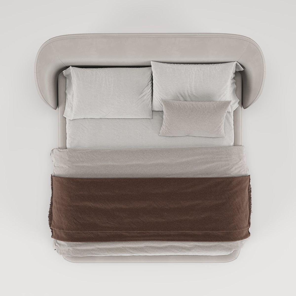 MAPLE HOME Custom Upholstered Bed Frame ¨C Modern Style with Leather/Velvet/Fabric Options