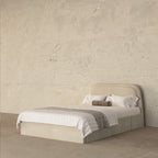 MAPLE HOME Custom Upholstered Bed Frame ¨C Modern Style with Leather/Velvet/Fabric Options