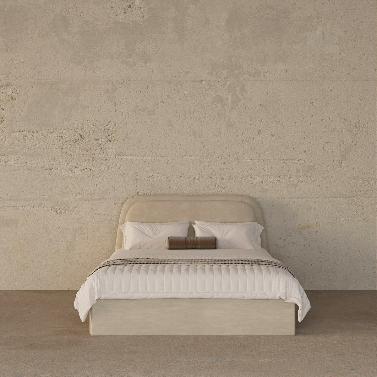 MAPLE HOME Custom Upholstered Bed Frame ¨C Modern Style with Leather/Velvet/Fabric Options