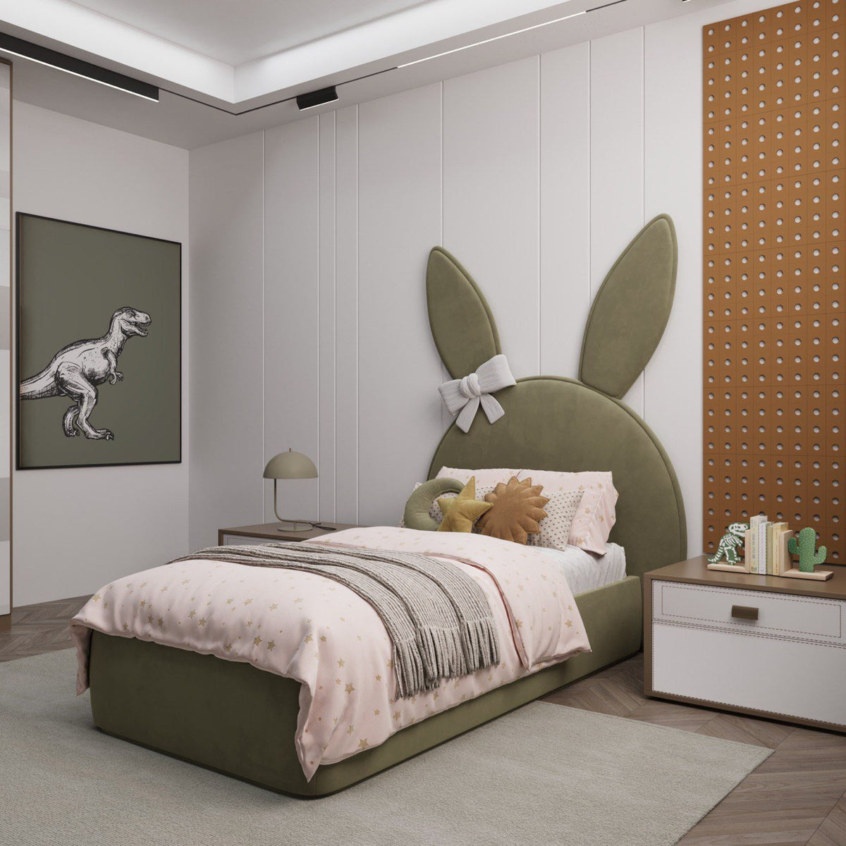MAPLE HOME Custom Upholstered Bed Frame ¨C Modern Style with Leather/Velvet/Fabric Options